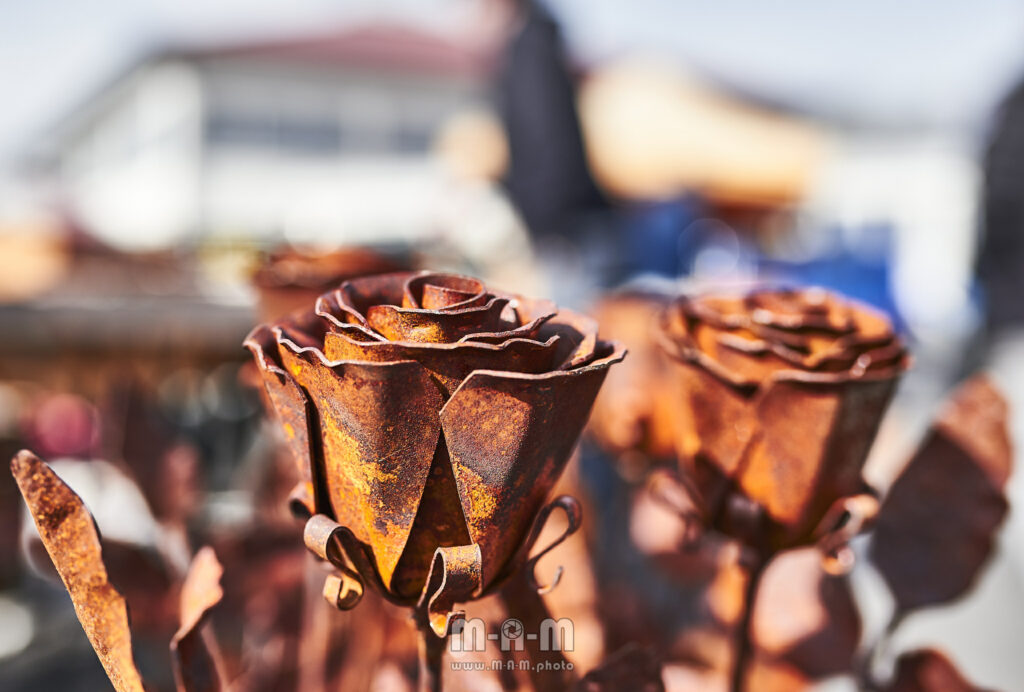 Rosen aus Stahl