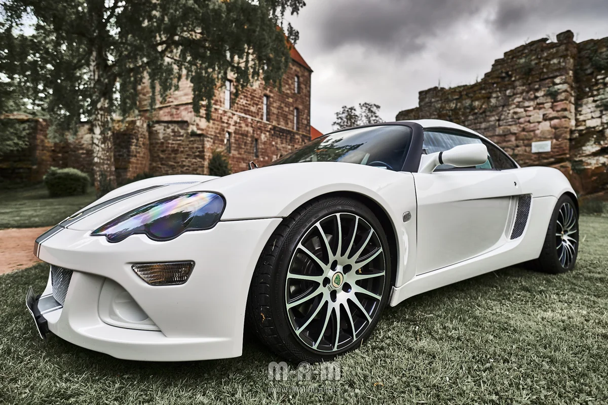 Lotus Europa SE auf Burg Hardegsen